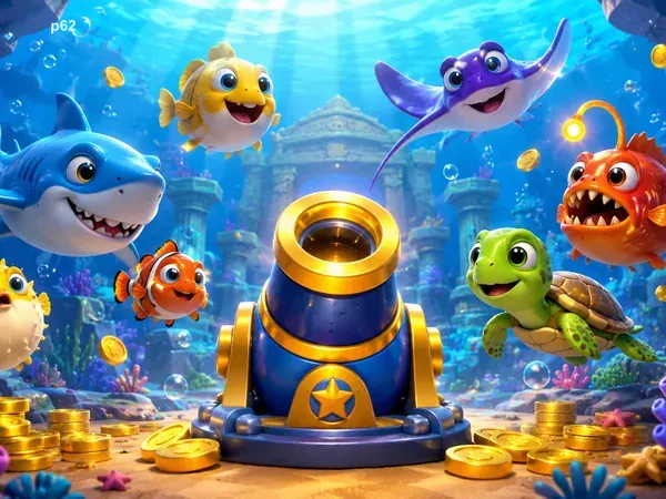 P62 All-Star Fishing เกมตกปลาออนไลน์ที่ออกแบบมาเพื่อความสนุก
